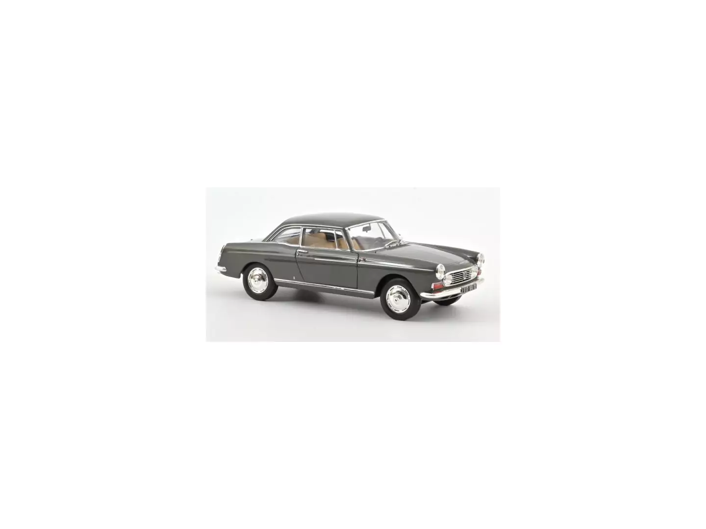 Marketplace : PEUGEOT 404 Coupé 1967 gris graphite - Norev - 1:18
