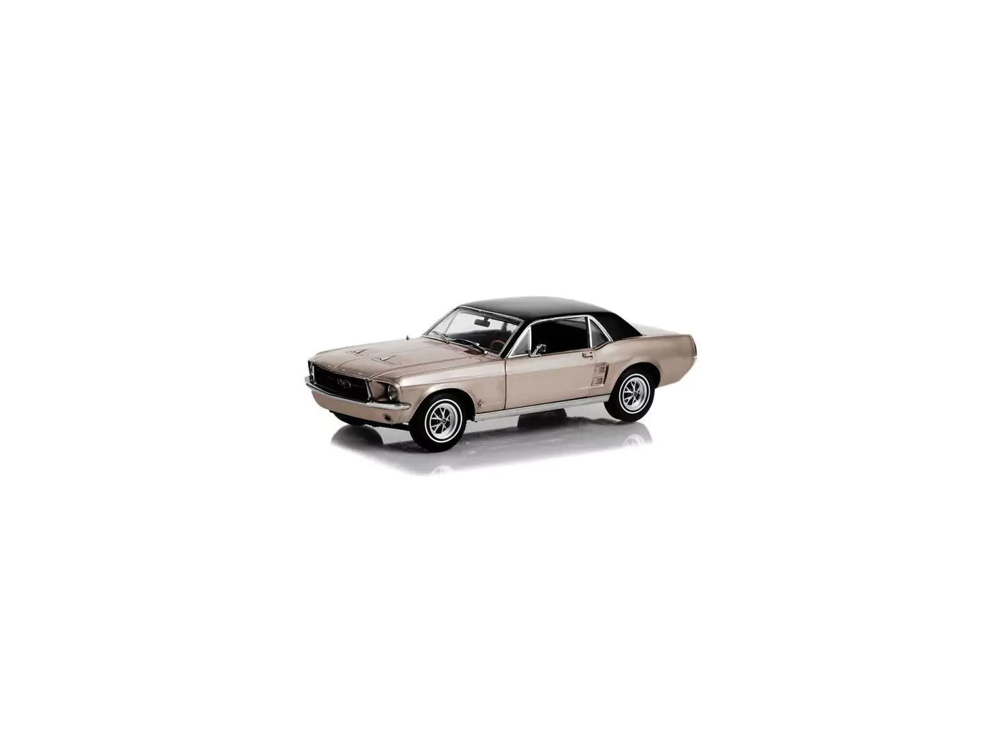 Marketplace : FORD Mustang coupé 1967 She Country Spécial Argent - Greenlight - 1:18