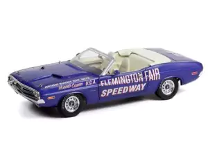 Marketplace : DODGE Challenger cabriolet 1971 FLEMINGTON FAIR SPEEDWAY Official Pace Car - Greenlight - 1:18