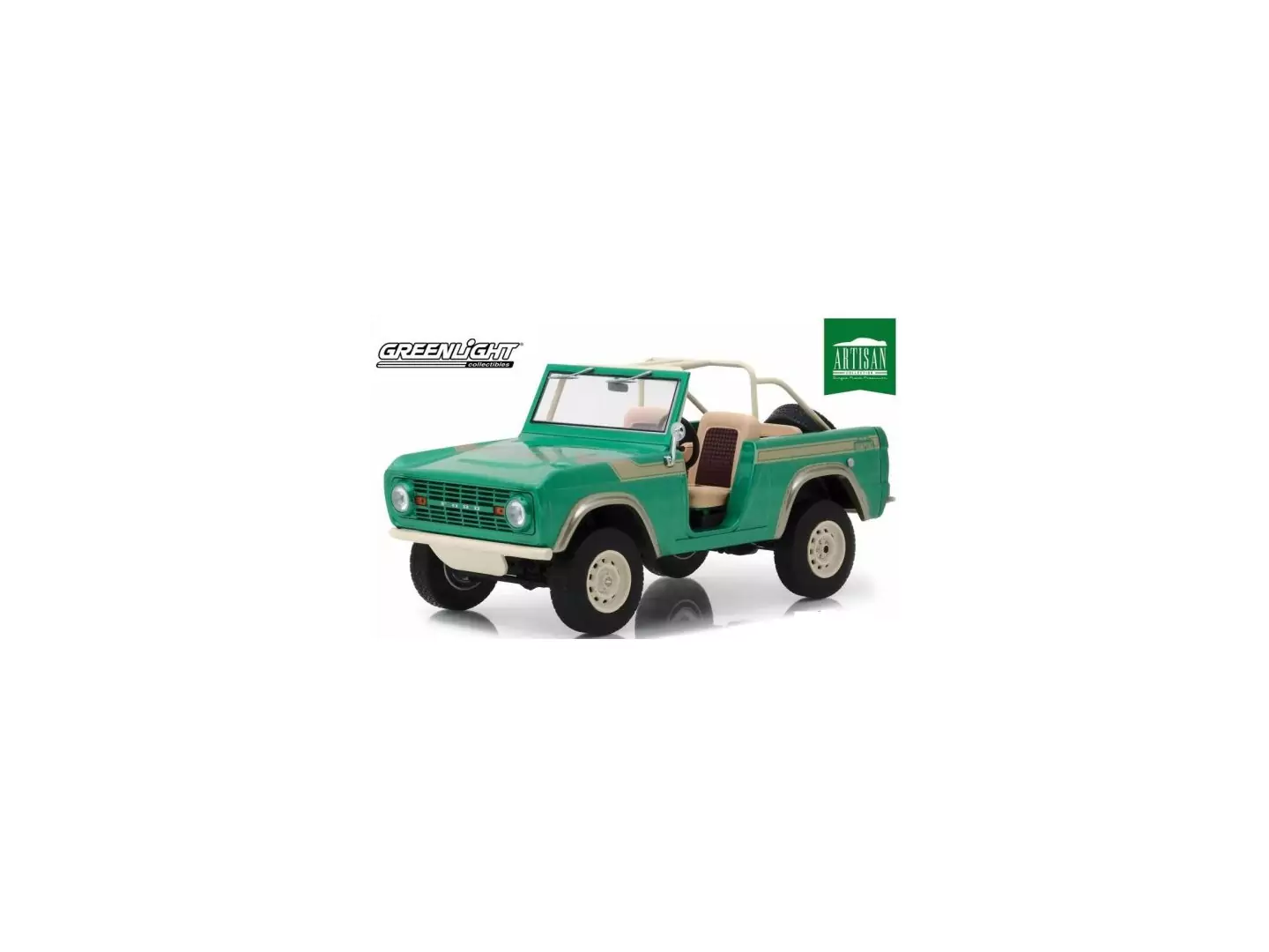 Marketplace : FORD Bronco 1976 vert - Greenlight - 1:18