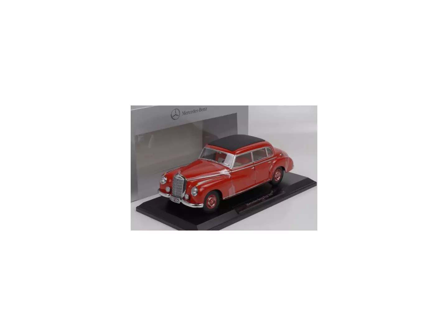 Marketplace : MERCEDES BENZ 300 Adenauer limousine (W186) rouge - Norev - 1:18