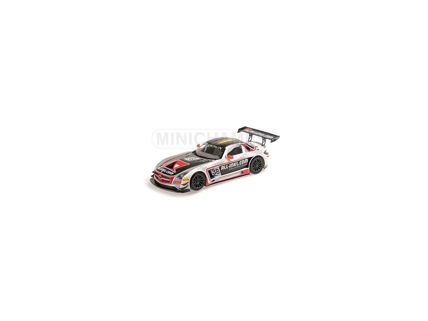 Marketplace : MERCEDES BENZ SLS AMG GT3 FIA GT1 2012 - Minichamps - 1:18