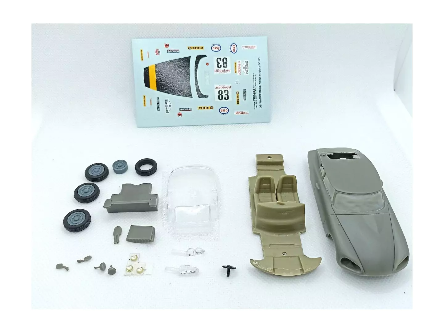 Kit - Citroën DS Coupé Proto - Résine - 1:43 - Paradcar |Pièces et ...
