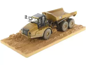Marketplace : Tombereau CATERPILLAR 745 - Diecast Masters - 1:50