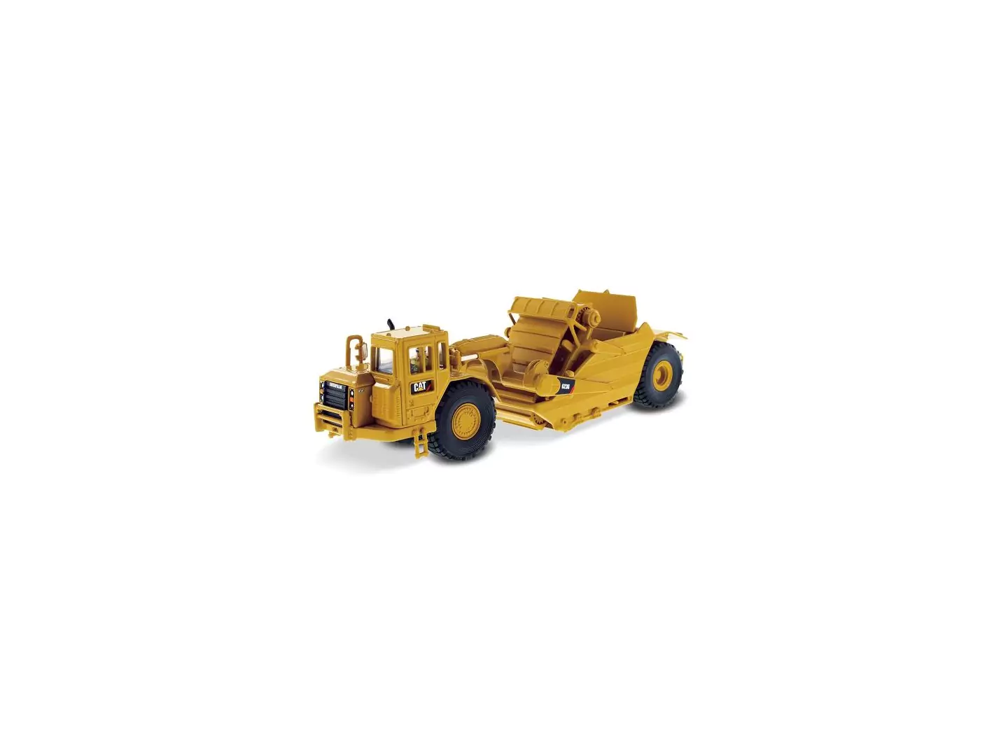 Marketplace : CATERPILLAR 623G scraper avec conducteur - Diecast Masters - 1:50