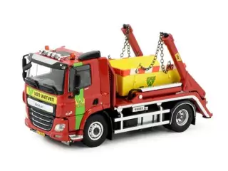 Marketplace : DAF CF 4x2 porteur multi-benne VAN WERVEN - Tekno - 1:50