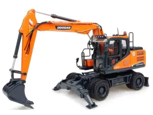 Marketplace : Pelle sur Pneus DOOSAN DX140W - Universal Hobbies - 1:50