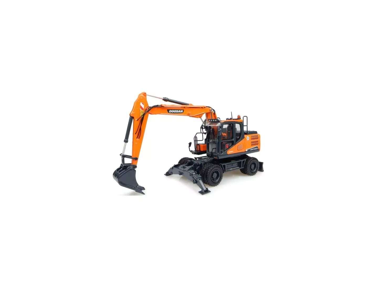 Marketplace : Pelle sur Pneus DOOSAN DX140W - Universal Hobbies - 1:50