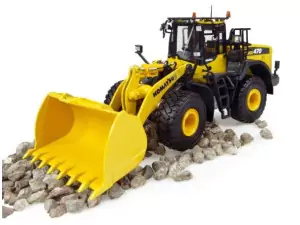 Marketplace : Chargeur sur pneus KOMATSU WA 470-8 - Universal Hobbies - 1:50