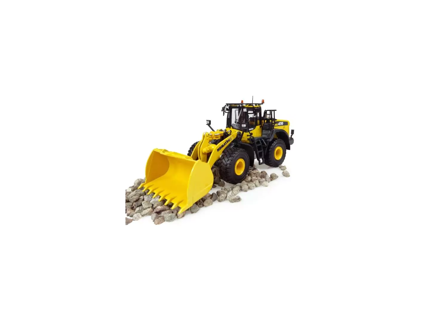 Marketplace : Chargeur sur pneus KOMATSU WA 470-8 - Universal Hobbies - 1:50