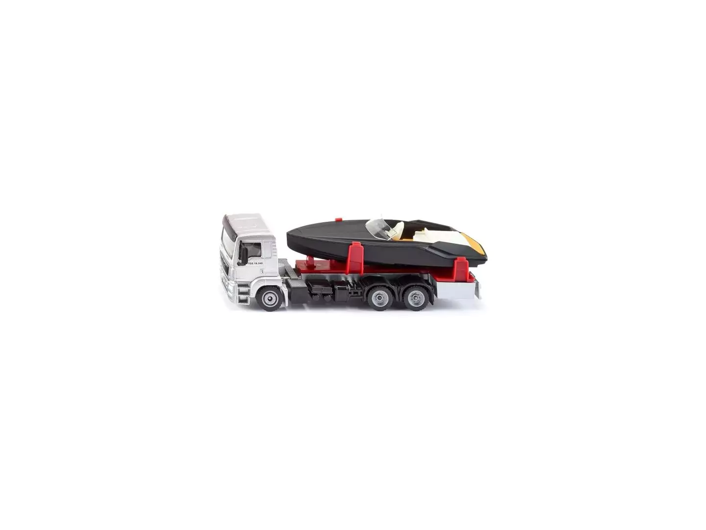 Marketplace : MAN LKW 6x2 porteur avec bateau - Siku - 1:50