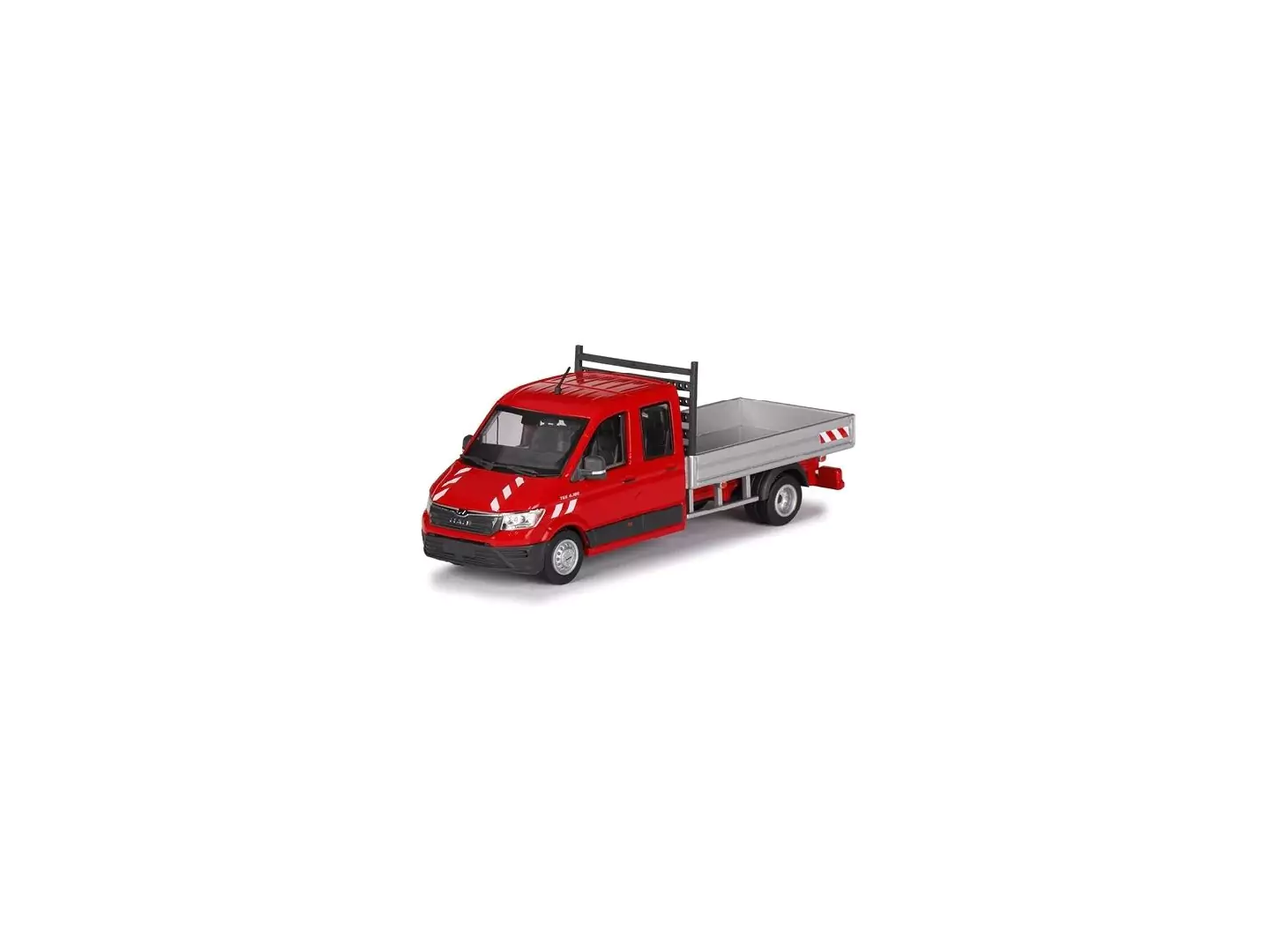 Marketplace : Camion benne MAN TGE rouge - - Conrad - 1:50
