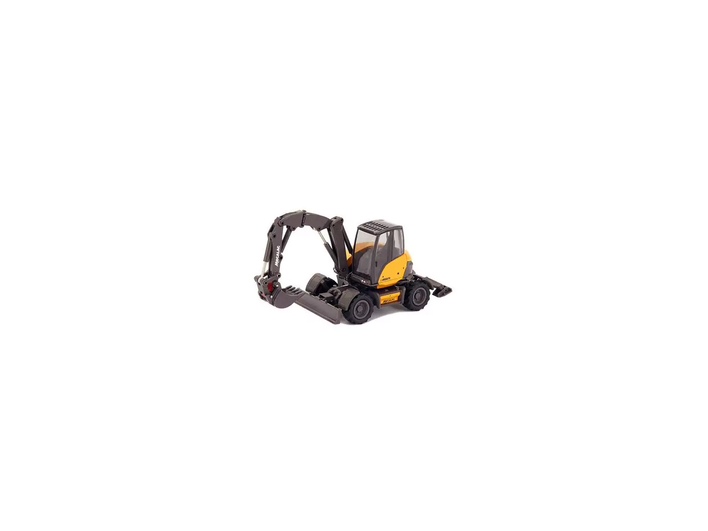 Marketplace : MECALAC 9MWR pelle hydraulique sur pneus - Conrad - 1:50