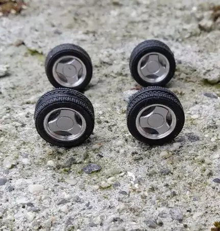 4 roues complètes SAAB 900 - Jantes ø10.20mm + Insert + Pneus - Ech...