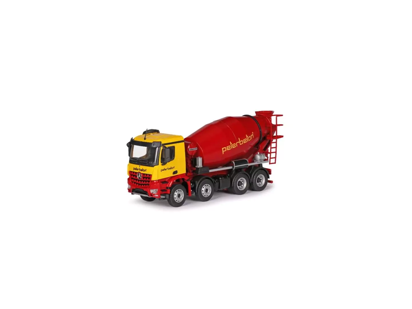 Marketplace : MERCEDS-BENZ Arocs 8x4 toupie LIEBHERR HTM 905 PETERBETON - Conrad - 1:50
