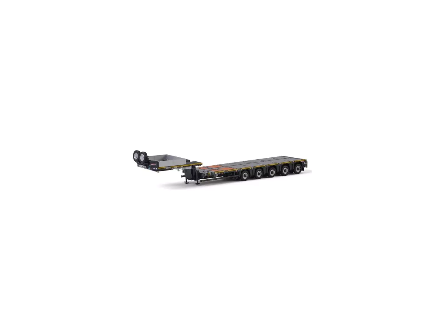 Marketplace : Porte engins extensible 5 Essieux NOOTEBOOM - WSI - 1:50