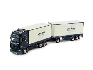 Marketplace : SCANIA S HIGHLINE 6x4 porteur avec remorque 3 essieux ERIK HOEK - Tekno - 1:50