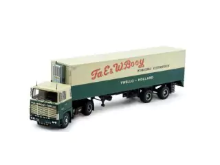 Marketplace : SCANIA 110 4X2 avec remorque frigorifique 2 essieux BOOY TWELLO - Tekno - 1:50