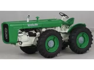 Markeplace : Tracteur 4 roues égales LE ROBUSTE D4K   - SCHUCO - 1:32