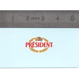 Décalcomanie "PRÉSIDENT" - Ech. 1:43 - Par 2 |Pièces et kits pour v...