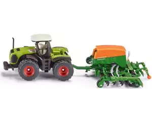 Markeplace : Tracteur CLAAS Xerion et semoir AMAZONE  - SIKU - 1:87