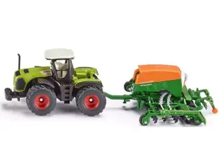 Markeplace : Tracteur CLAAS Xerion et semoir AMAZONE  - SIKU - 1:87
