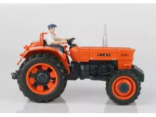 Markeplace : Tracteur FIAT 1000 DT accompagné d'une figurine  - REPLICAGRI - 1:32