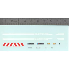 Décalcomanie "GENDARMERIE" Renault 21 - Ech 1:43
