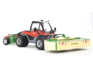 Markeplace : Tracteur jumelés avec faucheuse frontal KRONE et conditionneur AG  - POWERTRAC - 1:32