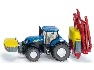 Markeplace : Tracteur New Holland T7070 avec pulvérisateurs  - SIKU - 1:87