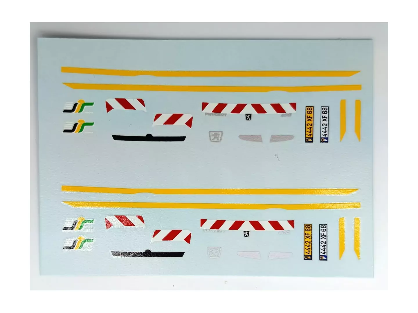 Décalcomanie : Peugeot 406 SDIS Haut-Rhin - 1:43