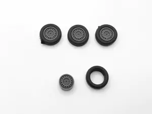 4 roues ø12.60 mm avec jantes en tôle - 3D Creative - 1:43