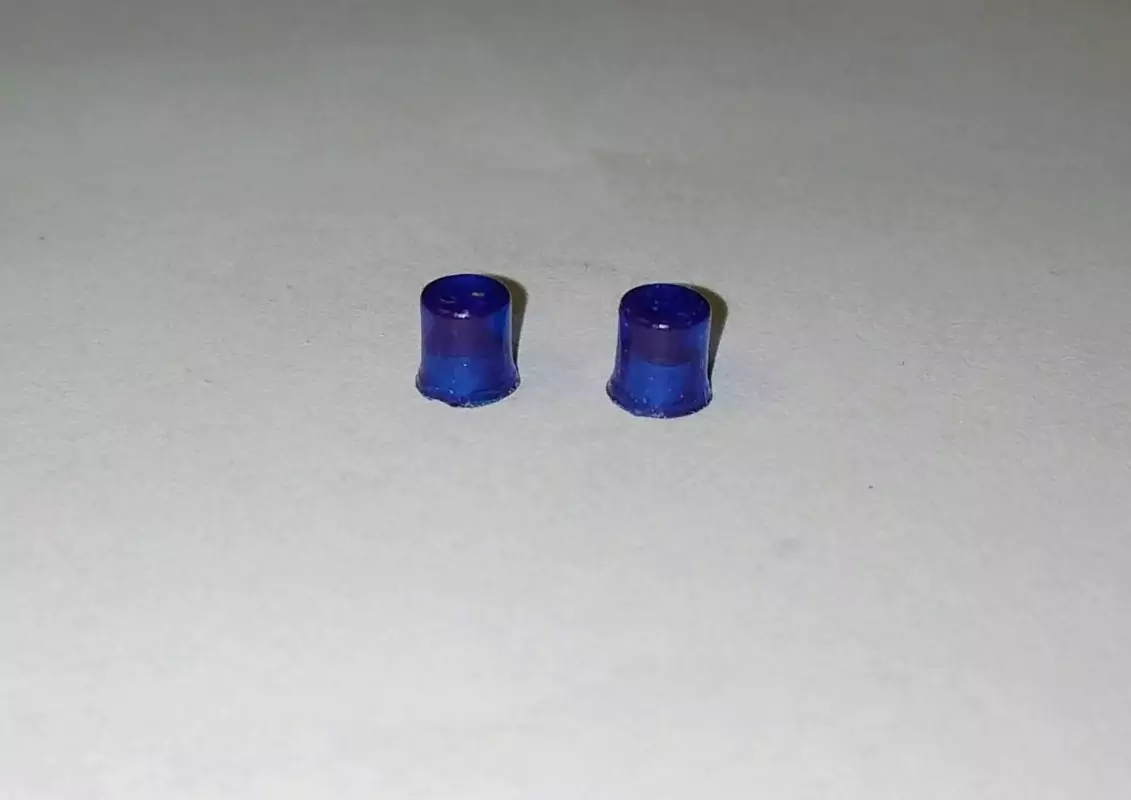 Gyrophares ronds Bleu - Ech. 1/43 - ø3.70 H.4.20mm - Par 2 |Pièces ...