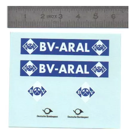 Décalcomanie " BV ARAL" 1/43ème