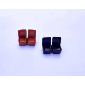 Siège Noir ou Marron - Ech. 1:43 |Pièces et kits pour voitures mini...