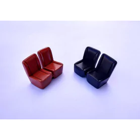 Siège Noir ou Marron - Ech. 1:43 |Pièces et kits pour voitures mini...