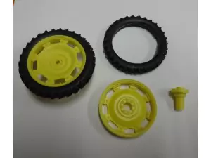 Artisan32 - ROUE ETROITE ARRIERE 04 - X2 JAUNE