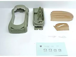 Carrosserie : Peugeot City Toys - Bobslid - Résine - 1:43 |Pièces e...