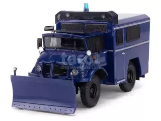 Martketplace : Mercedes Unimog 406 Police 2008 - PERFEX - 1:43 |Piè...