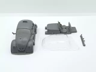 Carrosserie : Volkswagen COX FUN CUP - Résine - 1:43