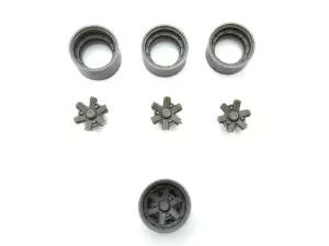 Jantes Gotti AV/AR (2 tailles) - ø22 mm - Résine - 1:18 |Pièces et ...