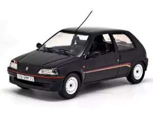 Marketplace : PEUGEOT 106 rallye 1 noir - ODEON - 1:43