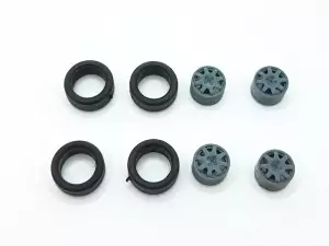 4 roues ø13.50 mm (type Renault) - 3D Creative - 1:43