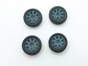 4 roues ø15.30 mm (type Renault) - 3D Creative - 1:43