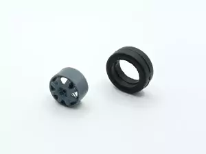4 roues ø15.30 mm (type Renault) - 3D Creative - 1:43