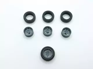 4 roues 15.30 mm - 3D Creative - 1:43