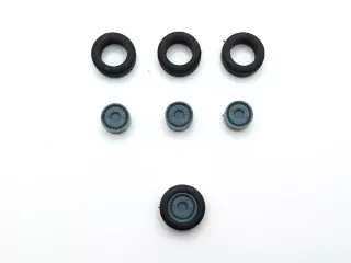 4 roues ø14 mm avec jantes CX Orphée - 3D Creative - 1:43
