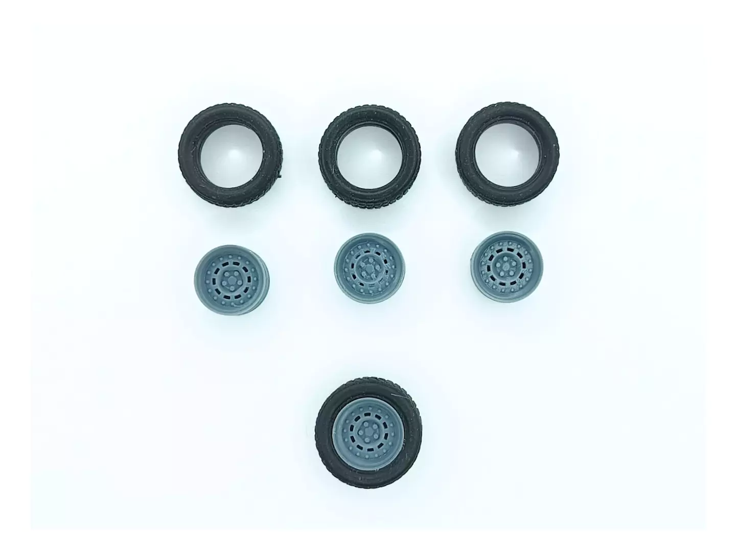 4 roues Gotti ø15 mm - 3D Creative - 1:43
