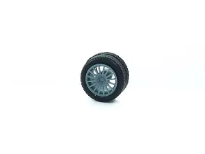 4 roues ø14.70 mm avec jantes 16 rayons - 3D Creative - 1:43