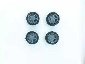 4 roues 5 branches ø15.50mm - 3D CREATIVE - 1:43